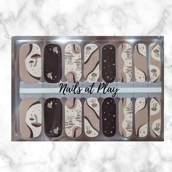 Nails at Play Other - 5 For $15 Nail Wraps- Mushroom Forger